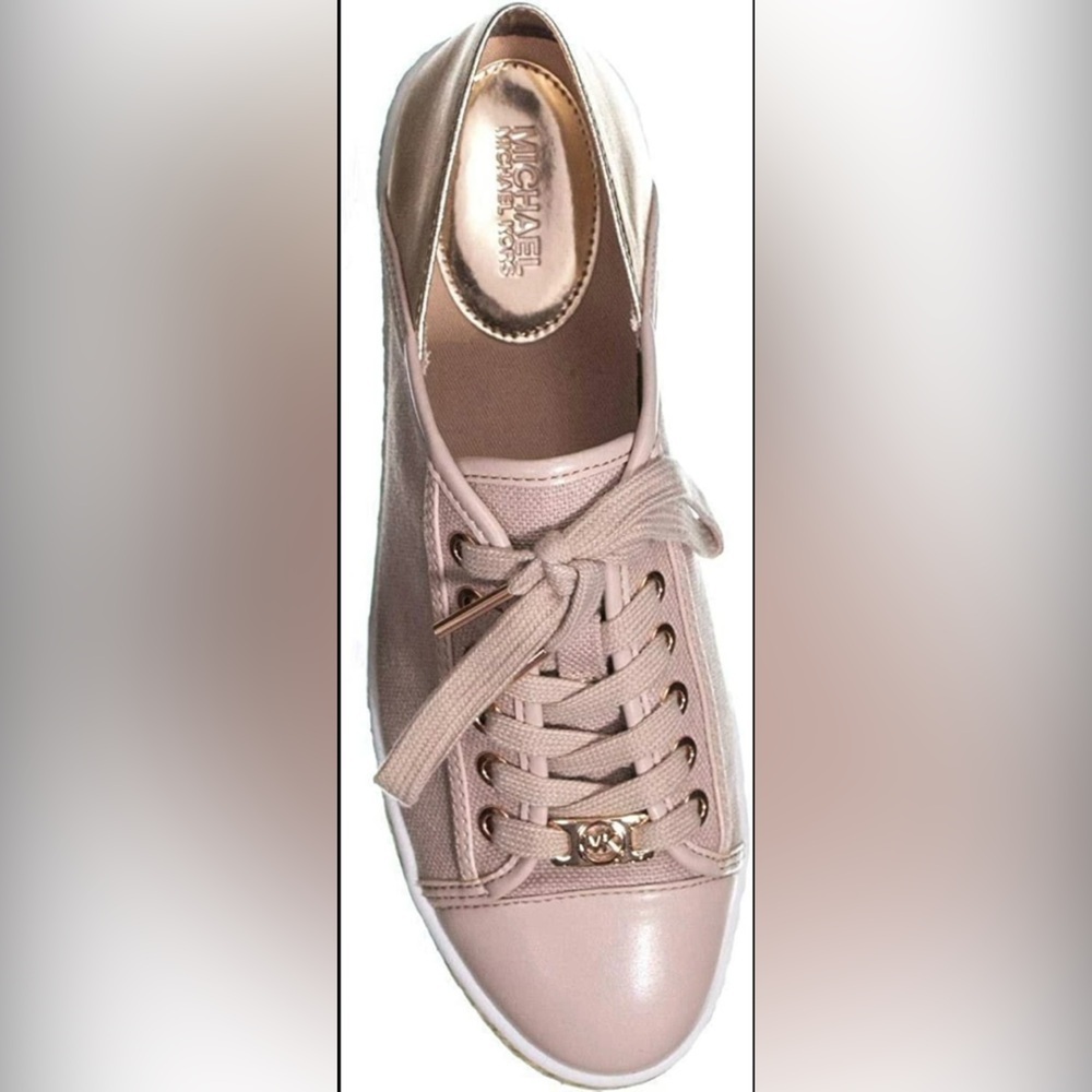 Michael Michael Kors Women’s‎ Light Pink Canvas Espadrille Lace Up Size 9M